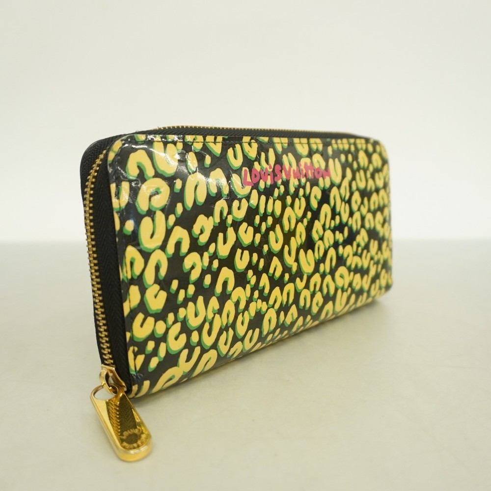 Louis Vuitton Vernis Leopard Zippy Wallet Blue Infini - Picture 2 of 10